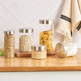 Karaca Cast 5Pcs Storage Container, 500ML – 520ML – 750ML – 1000ML – 1450ML | 153.03.06.6171